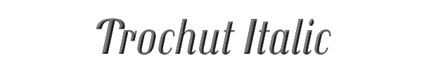 Trochut Italic 