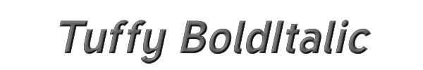 Tuffy BoldItalic 