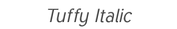 Tuffy Italic 