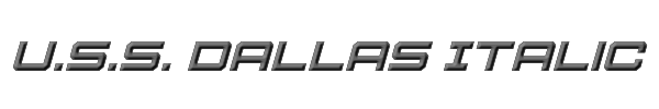 U.S.S. Dallas Italic 