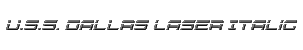 U.S.S. Dallas Laser Italic 