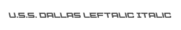 U.S.S. Dallas Leftalic Italic 