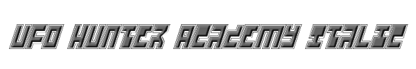 UFO Hunter Academy Italic 