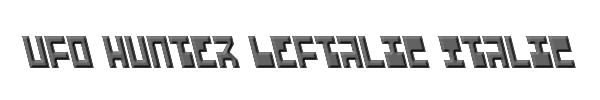 UFO Hunter Leftalic Italic 