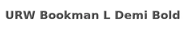 URW Bookman L Demi Bold 