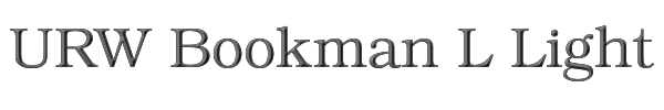 URW Bookman L Light 