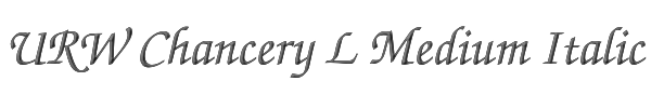URW Chancery L Medium Italic 