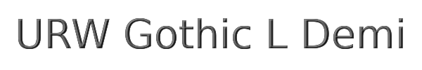 URW Gothic L Demi 