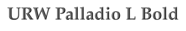 URW Palladio L Bold 