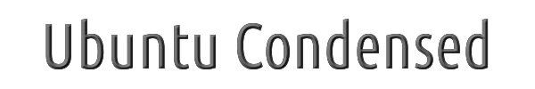 Ubuntu Condensed 