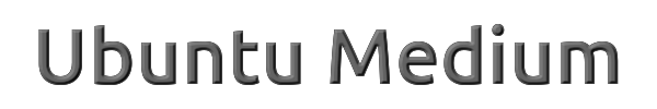 Ubuntu Medium 