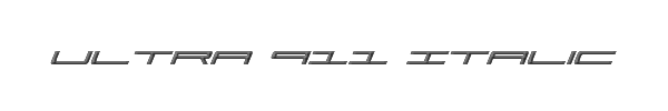 Ultra 911 Italic 