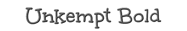 Unkempt Bold 