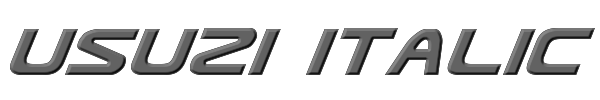 Usuzi Italic 