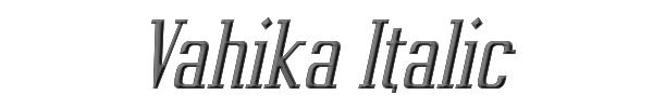 Vahika Italic 