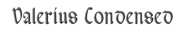 Valerius Condensed 
