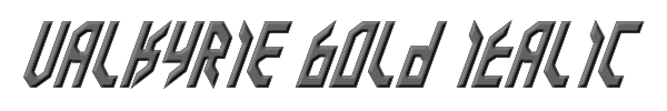 Valkyrie Bold Italic 