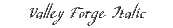 Valley Forge Italic 