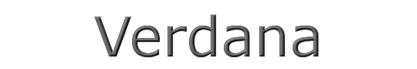 Verdana 