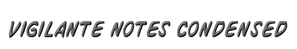 Vigilante Notes Condensed 