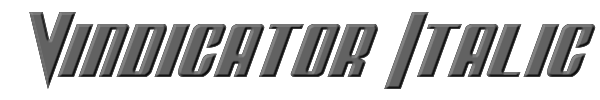 Vindicator Italic 