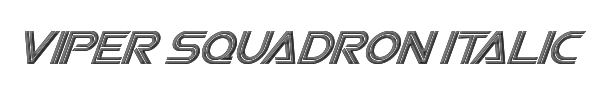 Viper Squadron Italic 