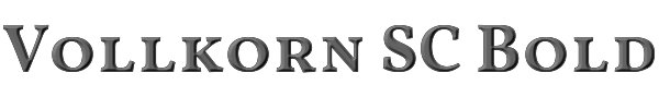 Vollkorn SC Bold 
