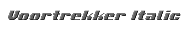 Voortrekker Italic 