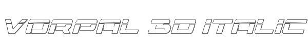 Vorpal 3D Italic 