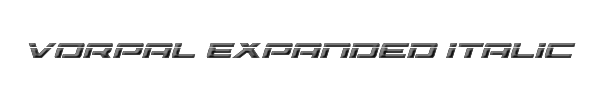 Vorpal Expanded Italic 