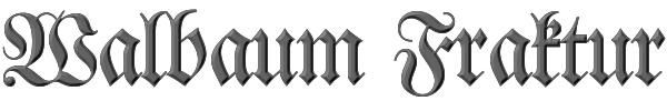 Walbaum Fraktur 