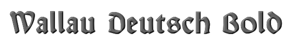 Wallau Deutsch Bold 