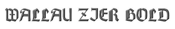 Wallau Zier Bold 