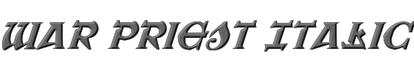 War Priest Italic 