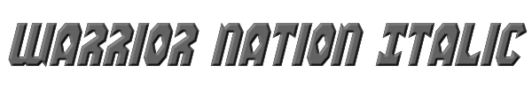 Warrior Nation Italic 