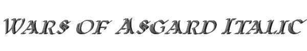 Wars of Asgard Italic 