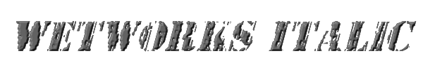 Wetworks Italic 