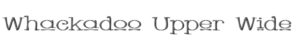 Whackadoo Upper Wide 