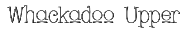 Whackadoo Upper 
