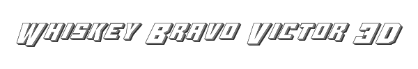 Whiskey Bravo Victor 3D 