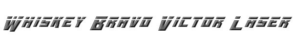 Whiskey Bravo Victor Laser 