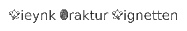 Wieynk Fraktur Vignetten 