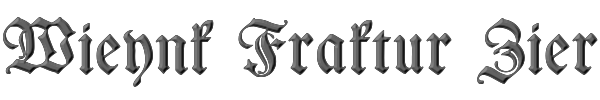 Wieynk Fraktur Zier 