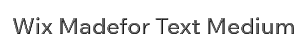 Wix Madefor Text Medium 