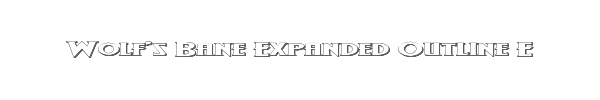 Wolf's Bane Expanded Outline ExpandedOutline 
