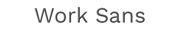 Work Sans 