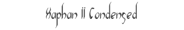 Xaphan II Condensed 