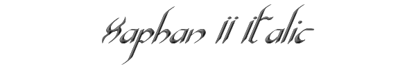 Xaphan II Italic 