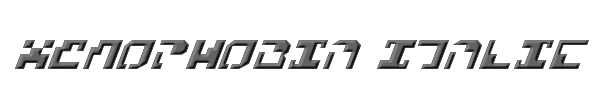 Xenophobia Italic 