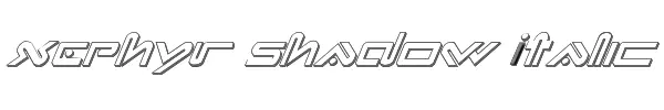 Xephyr Shadow Italic 